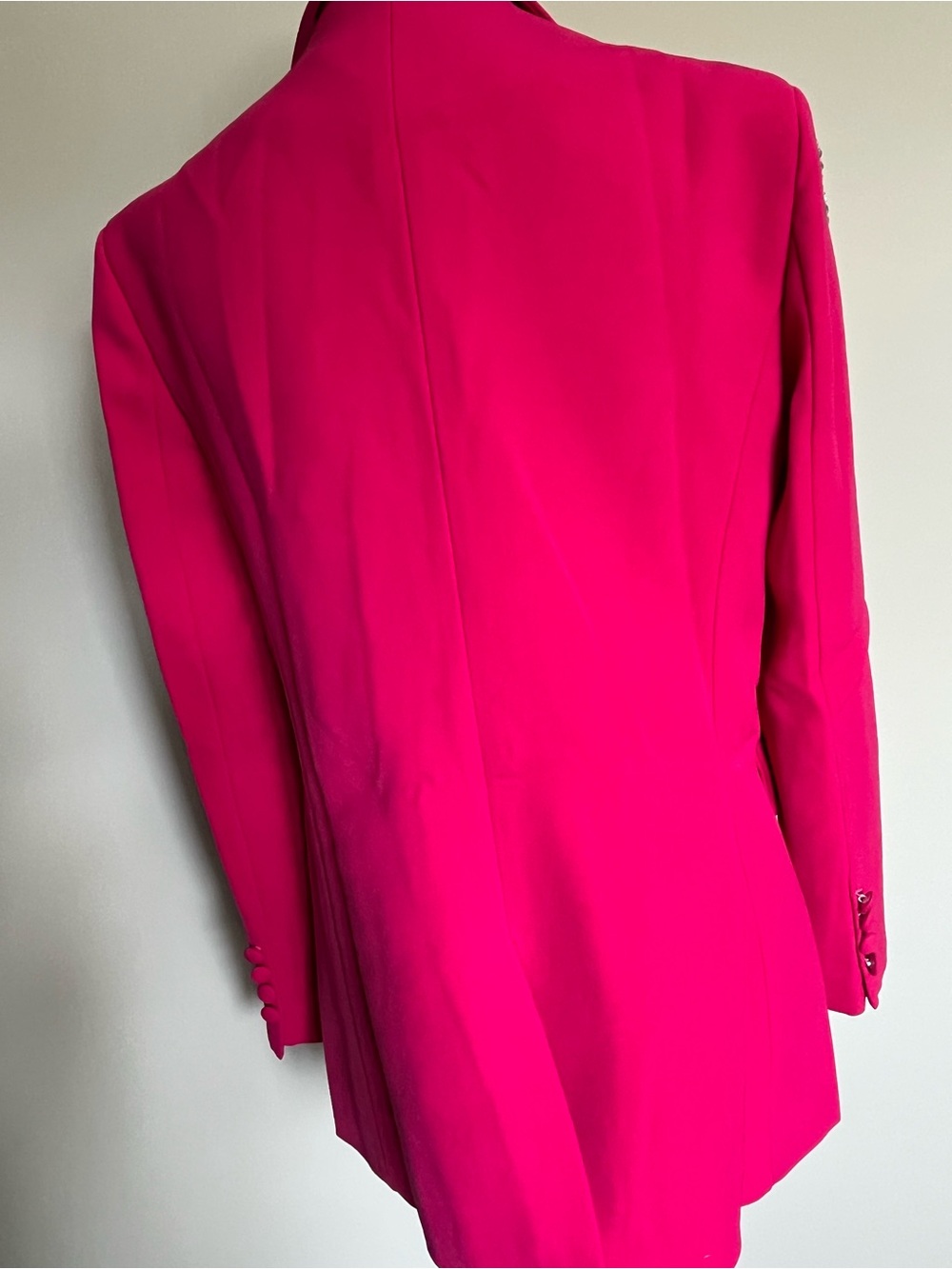 NWT Beulah Style Hot Pink Embellished Bow Jacket/Blazer Size Medium - Picture 13 of 16
